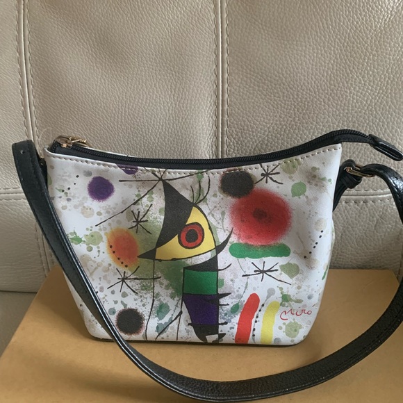 Joan Miro Singing Fish Abstract Surrealism Shoulder mini Bag - Picture 1 of 6